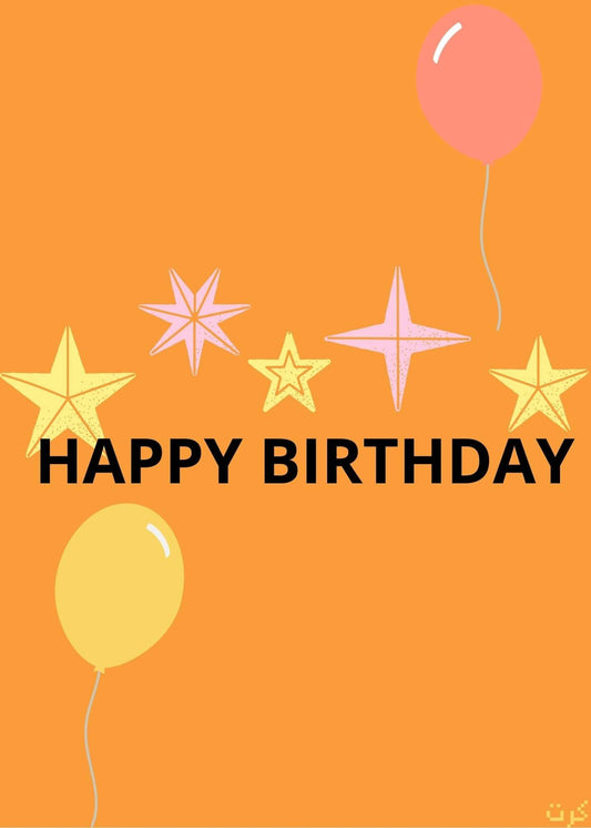 كرت رقمي للتهنئه بعيد الميلاد happy birthday  digital card