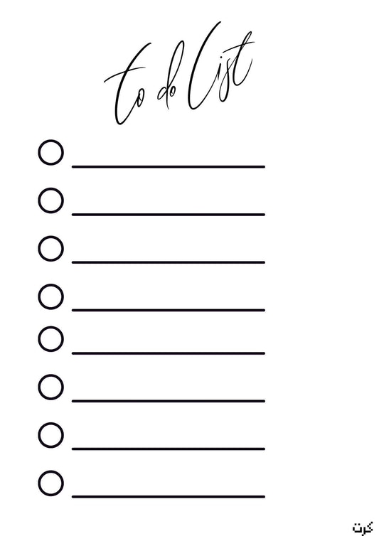 to do list